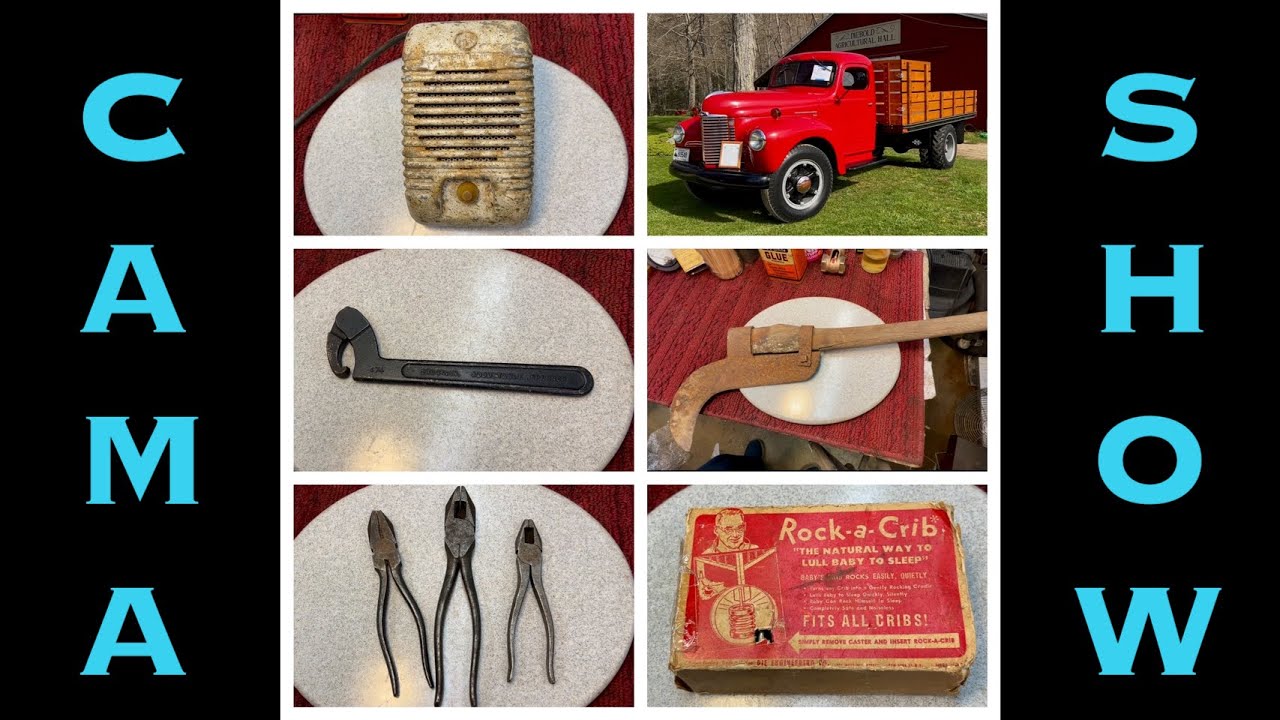 CAMA Tool Meet Kent, CT. Collins Brush Axe, International Truck, Rock-A-Crib & More