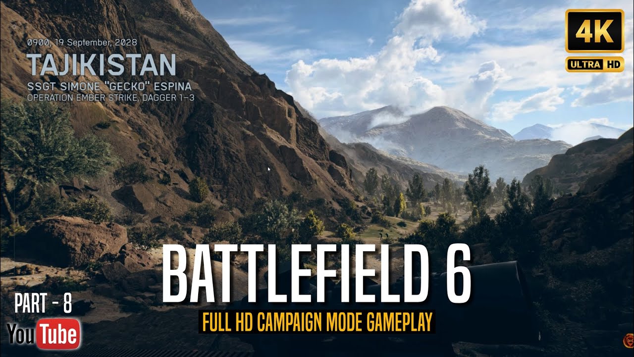 Tajikistan Operation Ember Strike | Battlefield 6 [HDR60FPS] Ultra Graphics Gameplay | Battlefield 6