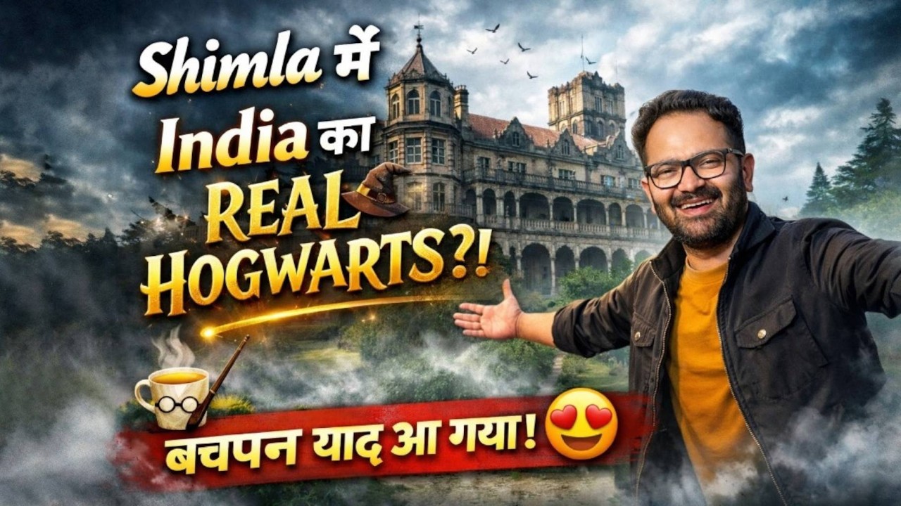 India का Real Hogwarts! 😍 Advance Studies Shimla | Magical English Architecture