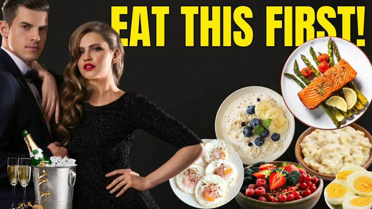 10 Best Foods to Eat Before Drinking (4K)