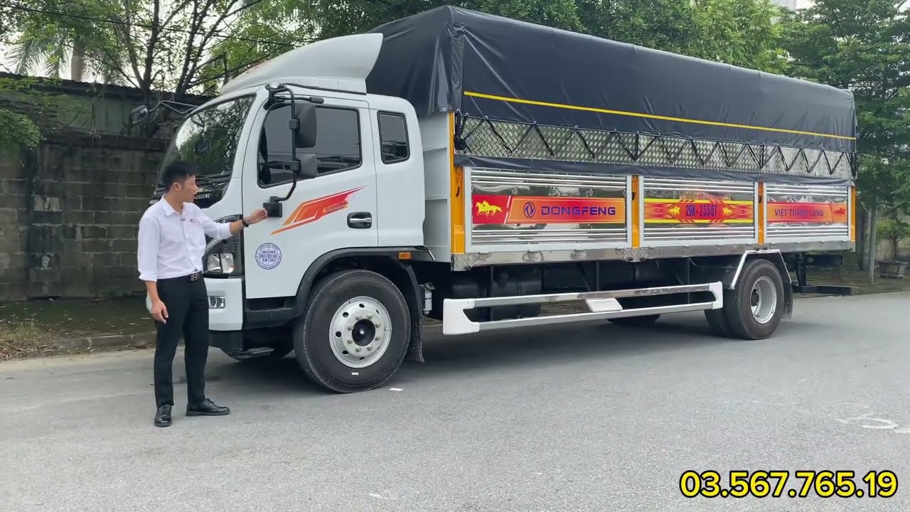 DONGFENG D8- TẢI 9 TẤN THÙNG 7M1, SỐ 2 TẦNG CHUYÊN CHẠY ĐỒI  NÚI #dongfeng  #xetai