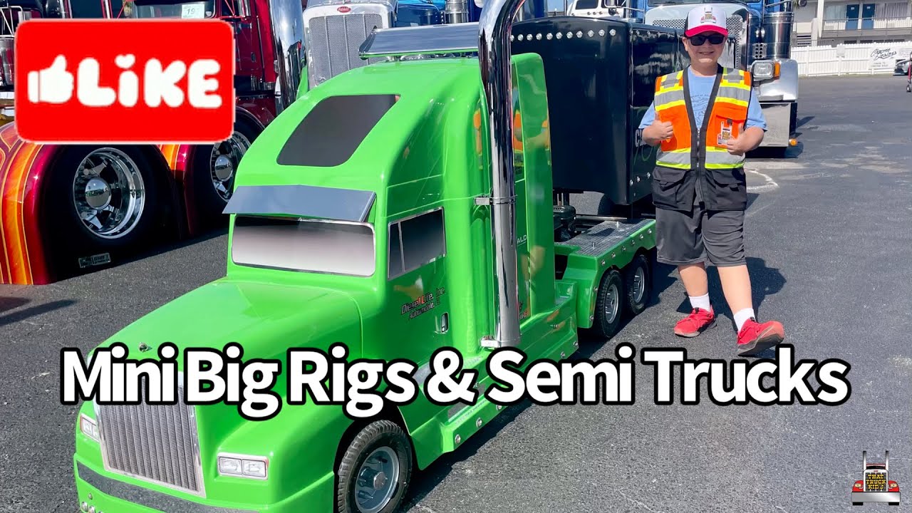 Custom Mini Big Rigs and Semi Trucks Spotted at Truck Shows
