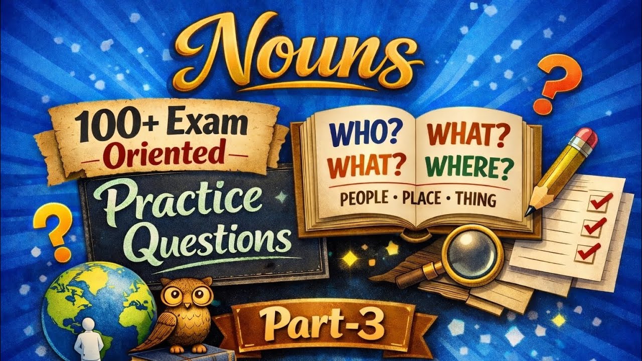 Noun Practice Questions Part-3 | English Grammar Practice | Test Your Knowledge
