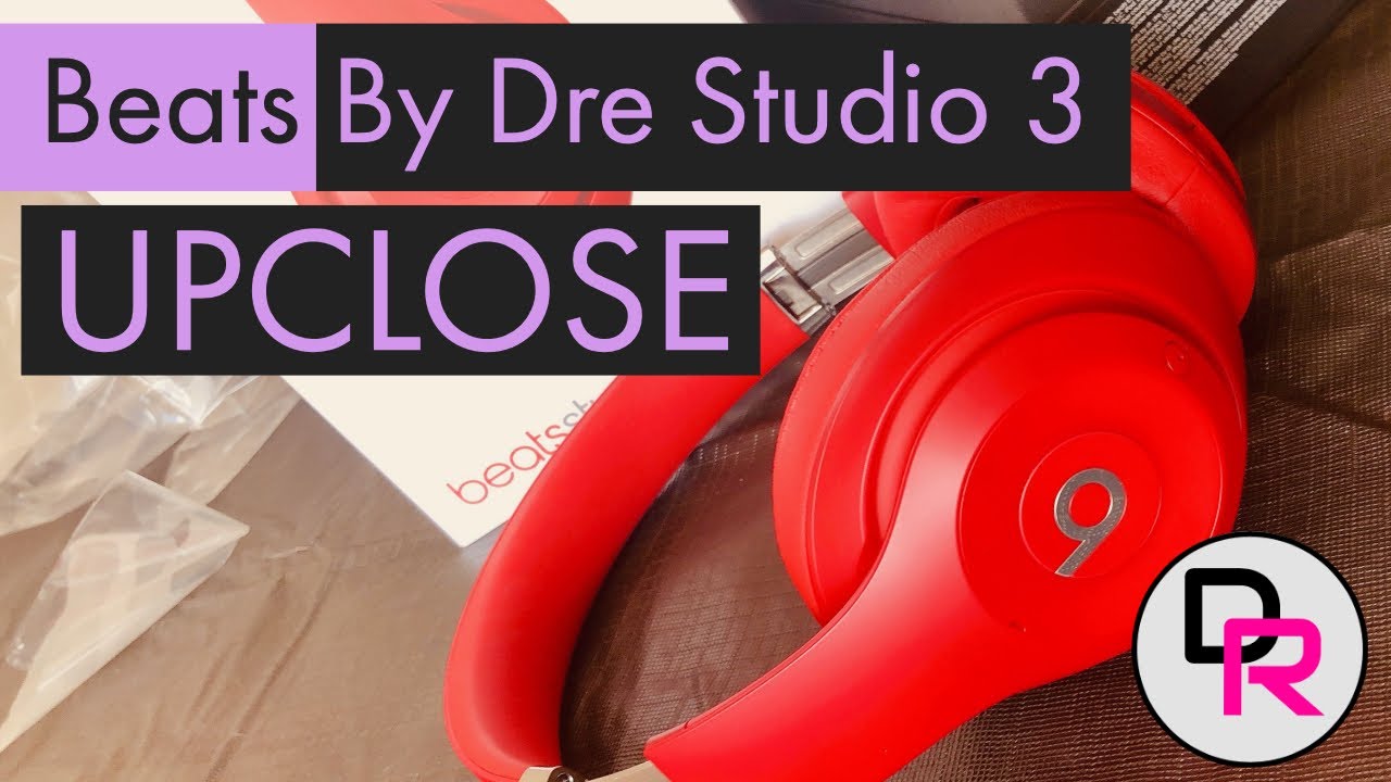Beats By Dre Studio3 Red UPCLOSE