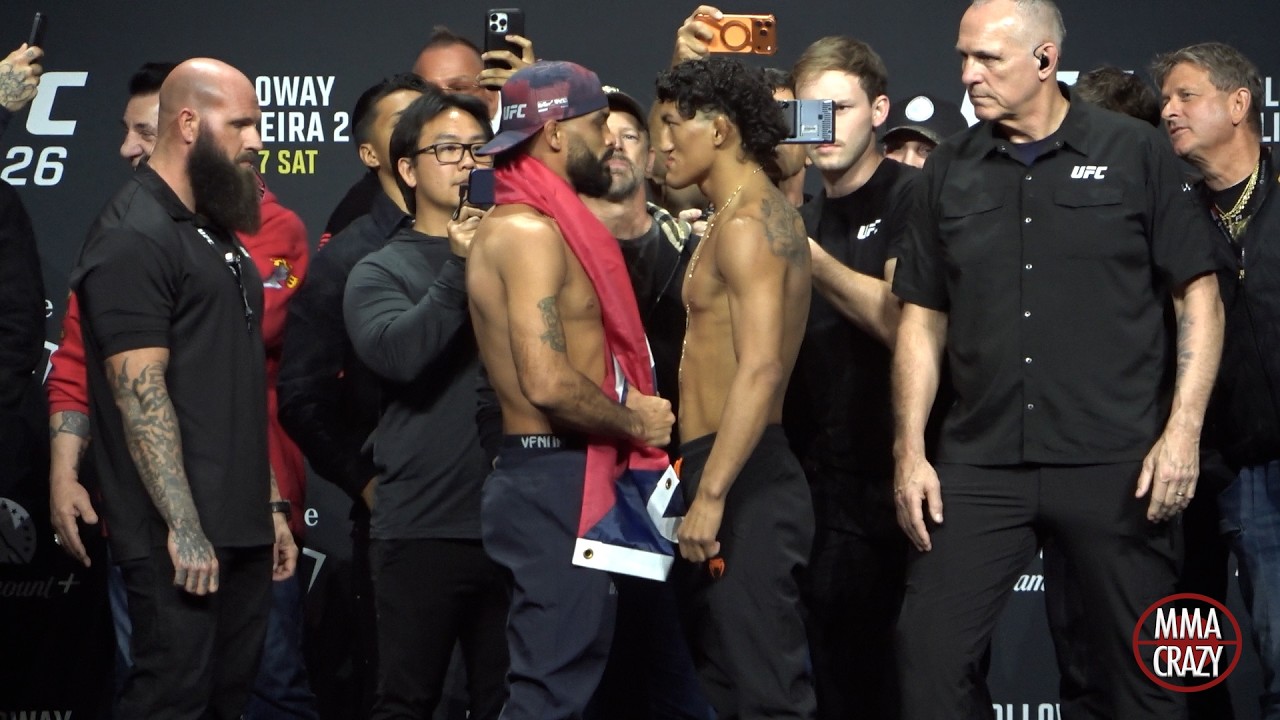 UFC 326: Rob Font vs. Raul Rosas Jr  Weigh in Face Off