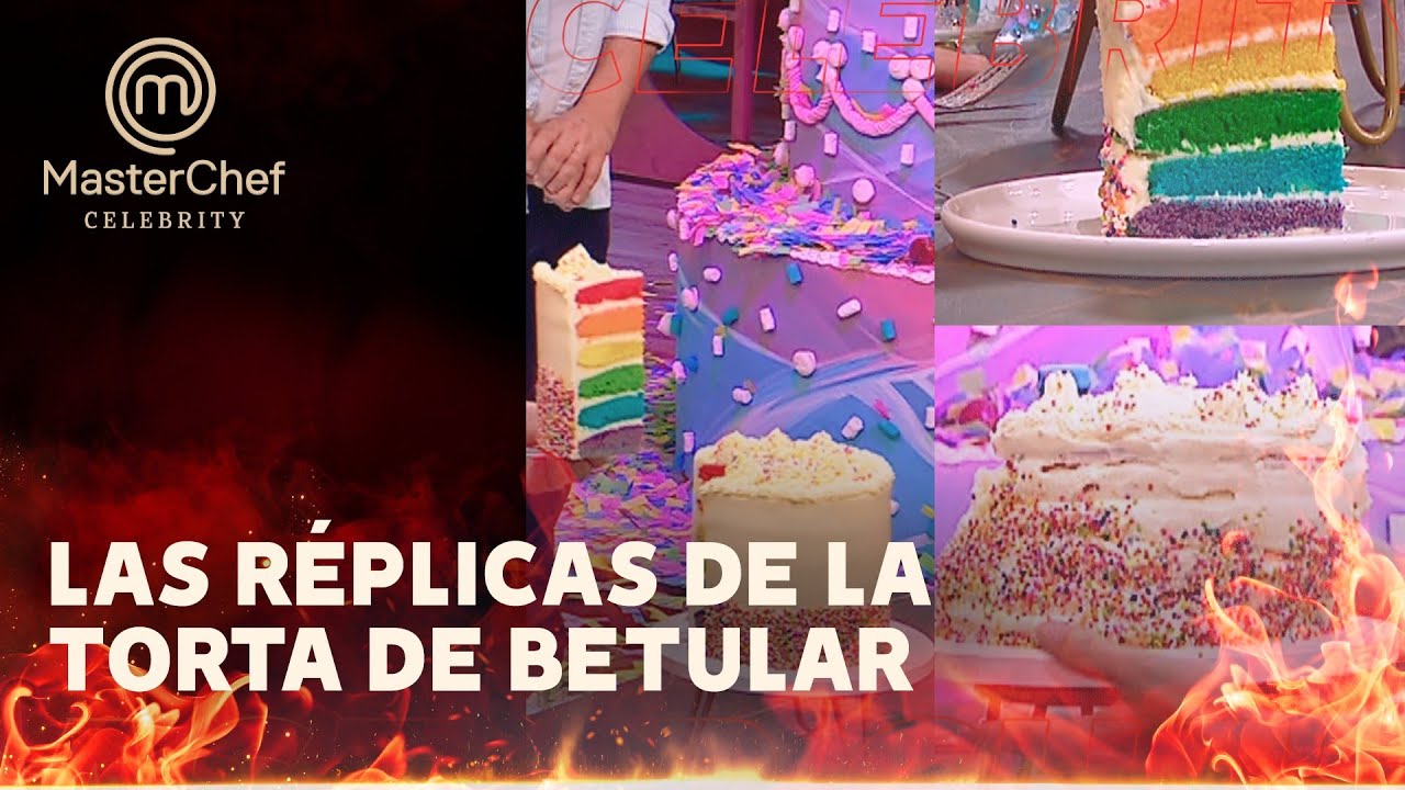 Las réplicas de la torta arcoíris de Betular: el verdadero 