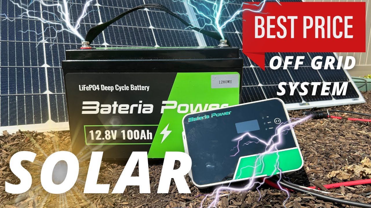 Incredible Price to Performance Off Grid Solar Setup! Bateria Power LiFePO4 Battery & MPPT Charger