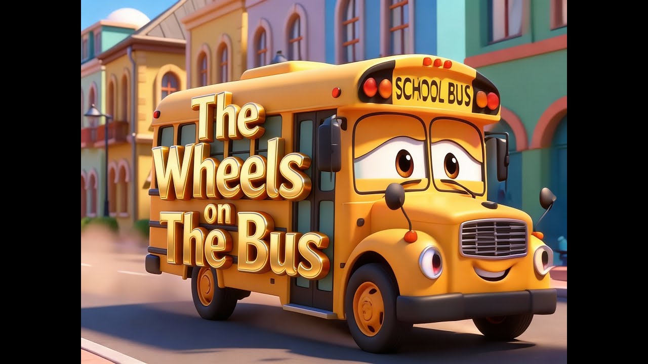 🚌 The Wheels on the Bus Go Round & Round! | Classic Fun Kids Sing along  Animation for Kids