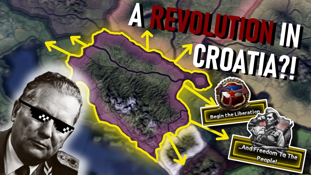Josip the BOSS Tito's Croatia unites YUGOSLAVIA! - HoI4 TWR Croatia Submod