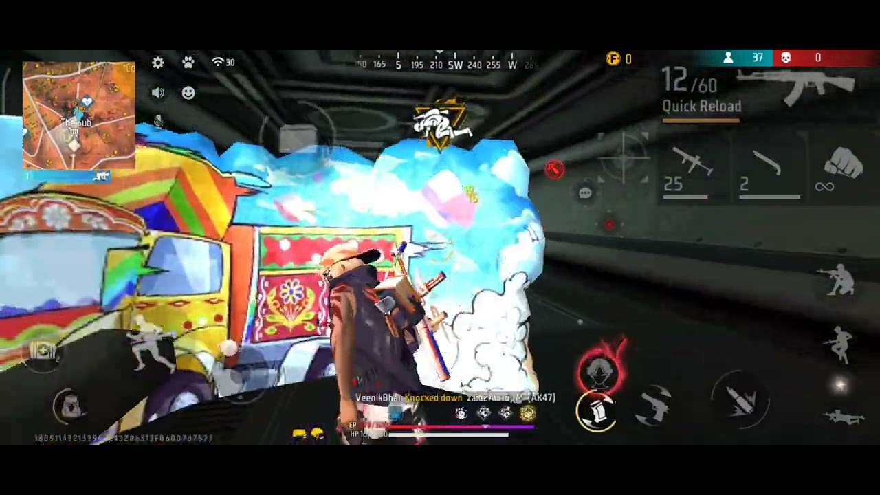 free fire tournament 1v3 clutch 🗿 || free fire competitive player || veenik gaming