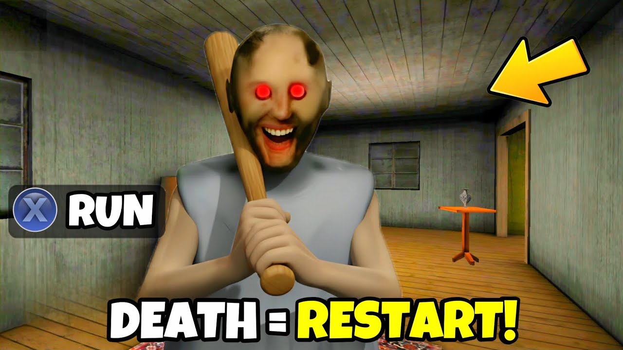 I Escaped GRANNY House But if I Die = Restart! 
