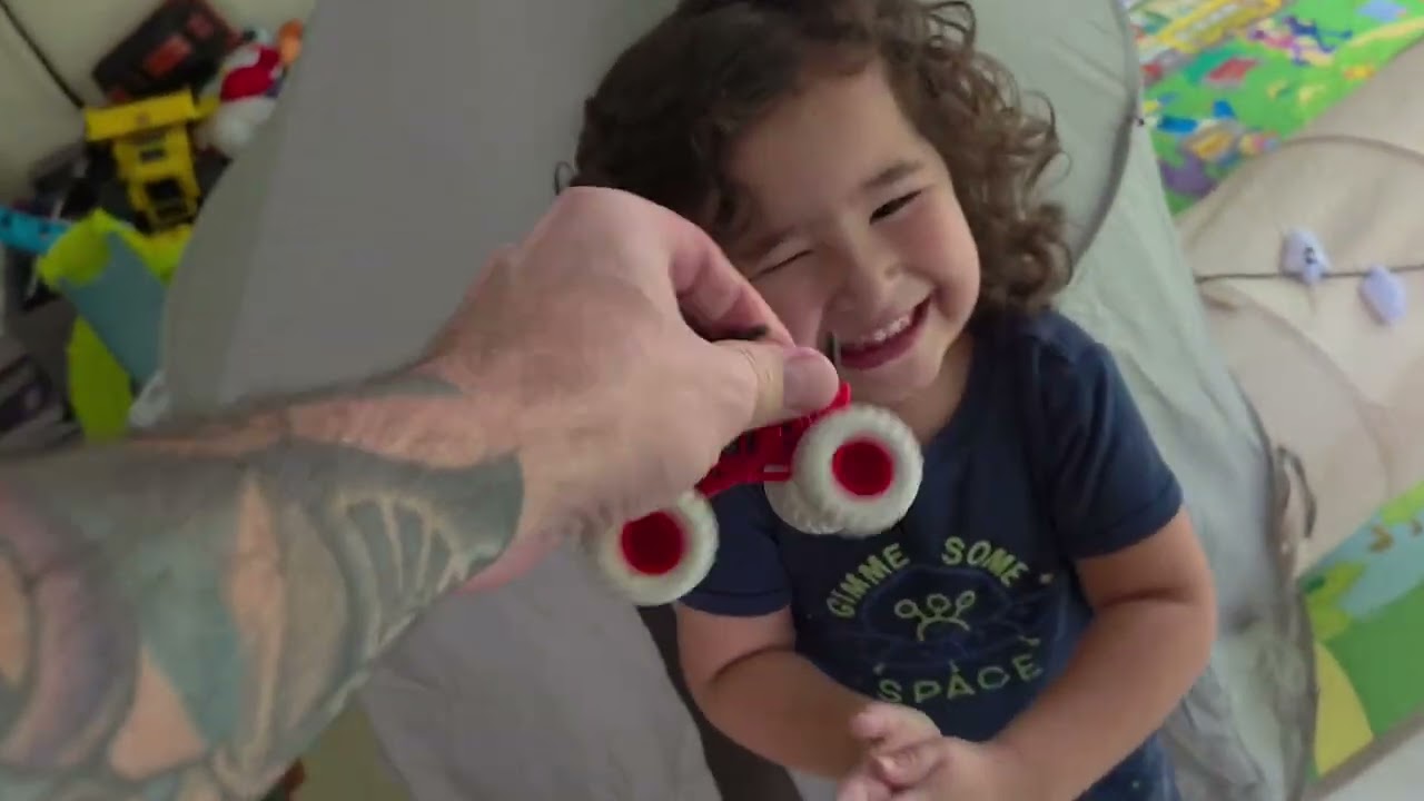 Miles being a kid