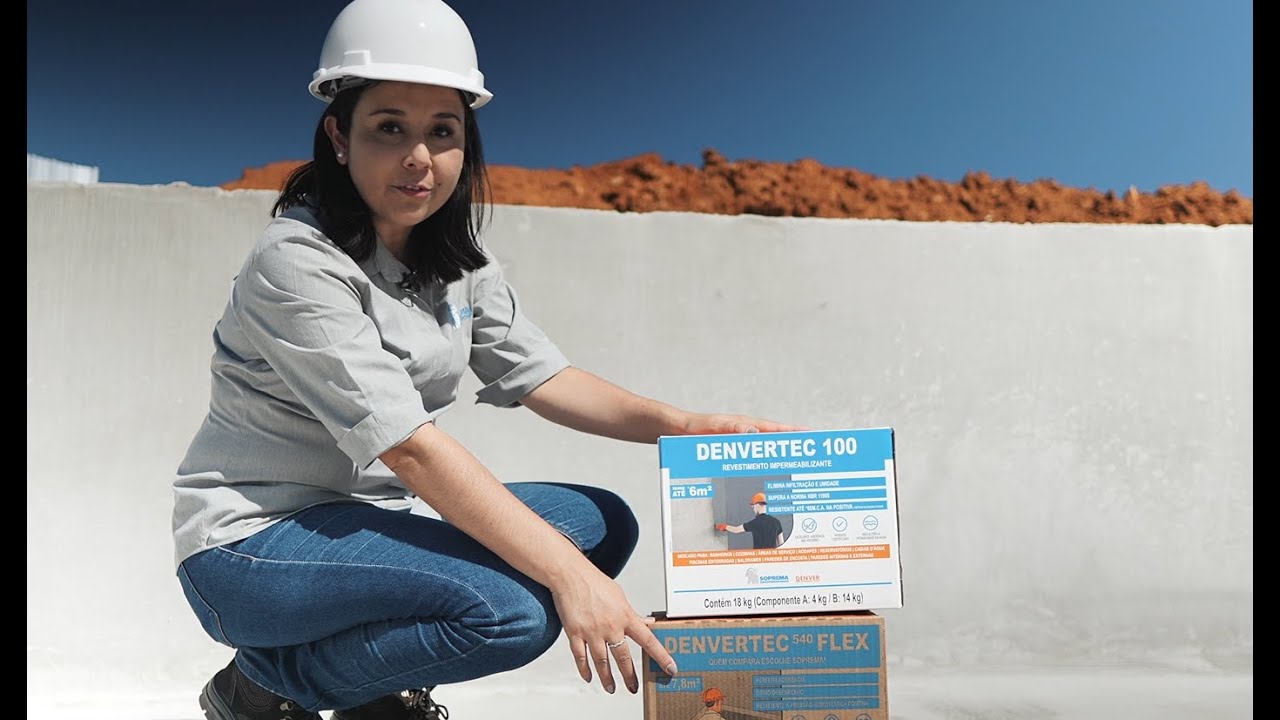 Impermeabiliza&ccedil;&atilde;o de Piscina com Argamassa Polim&eacute;rica Denvertec 100 e Denvertec 540 Flex