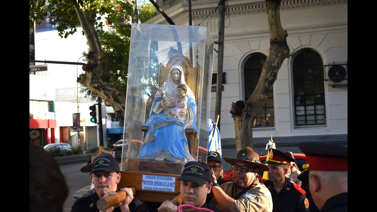 Lomas de Zamora: misa y procesión por el día de la Virgen de la Paz