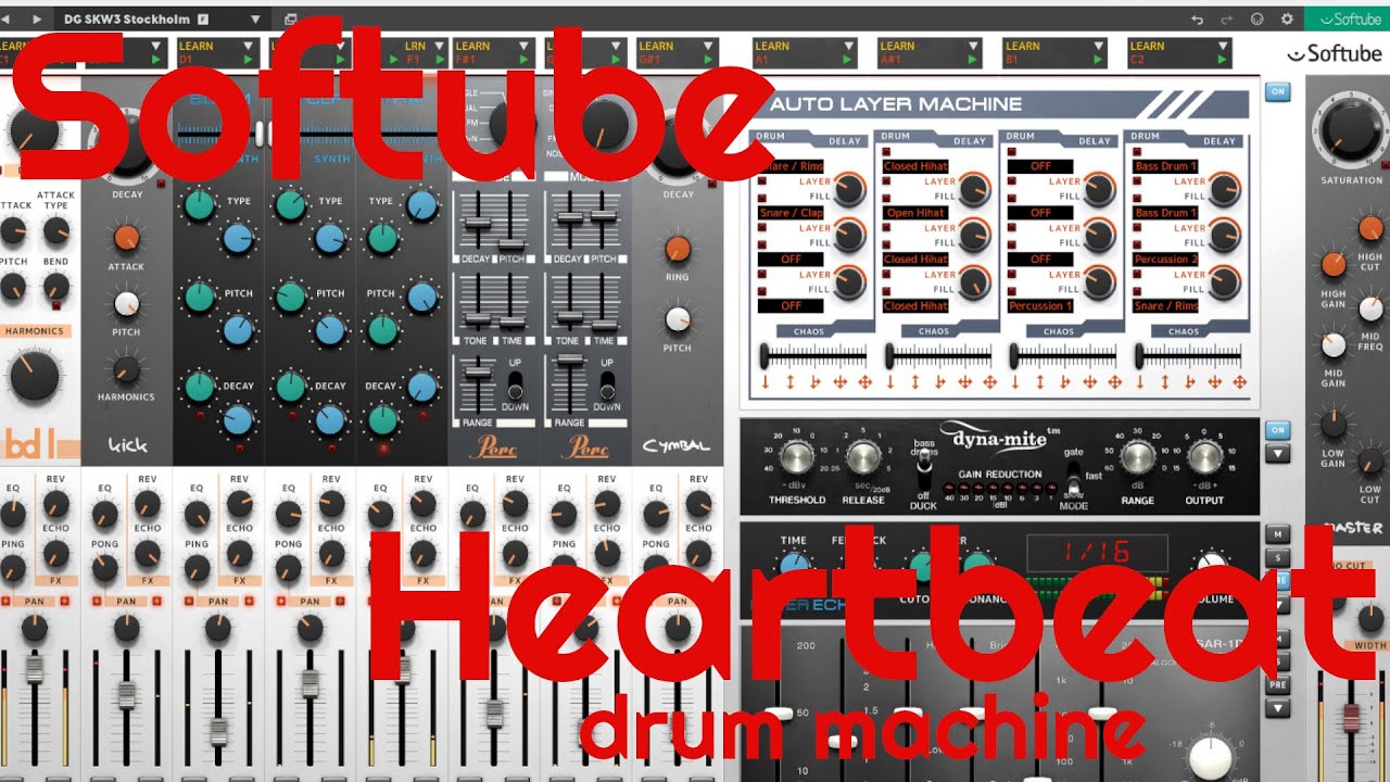 Heartbeat Drum Machine by Softube (No Talking)