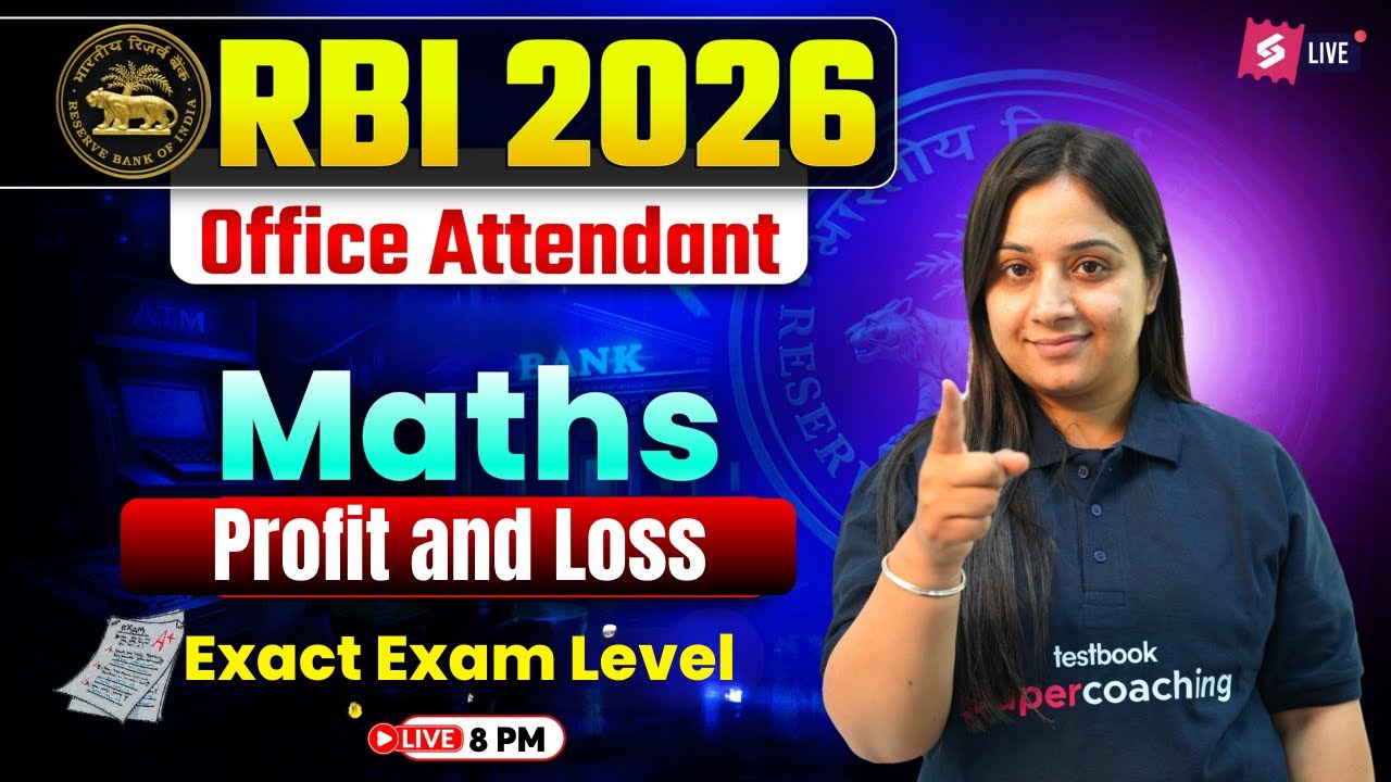 RBI Office Attendant Quants 2026 | Profit and Loss Important Question RBI Office Exam | by Nancy Mam