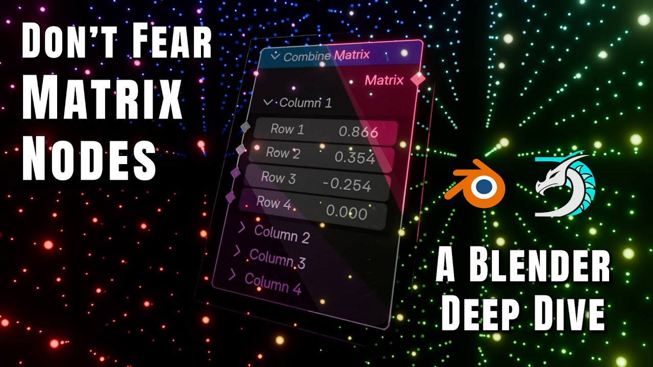 Matrix Nodes Demystified: Understanding Blender's Transformation Nodes