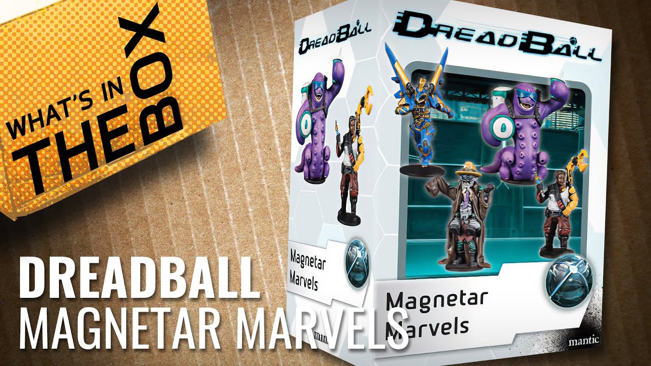 Unboxing: Magnetar Expansion Book & Marvels Miniatures | DreadBall