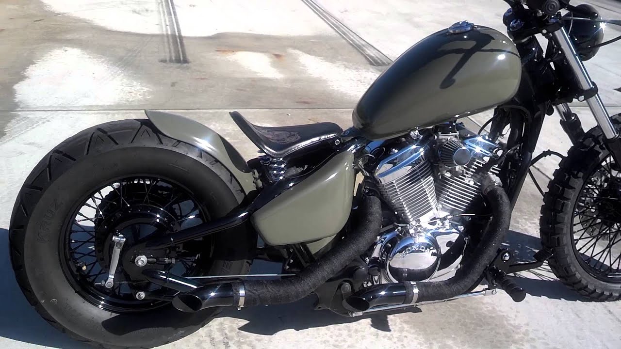 Honda bobber CASA CUSTOMS MILITARY