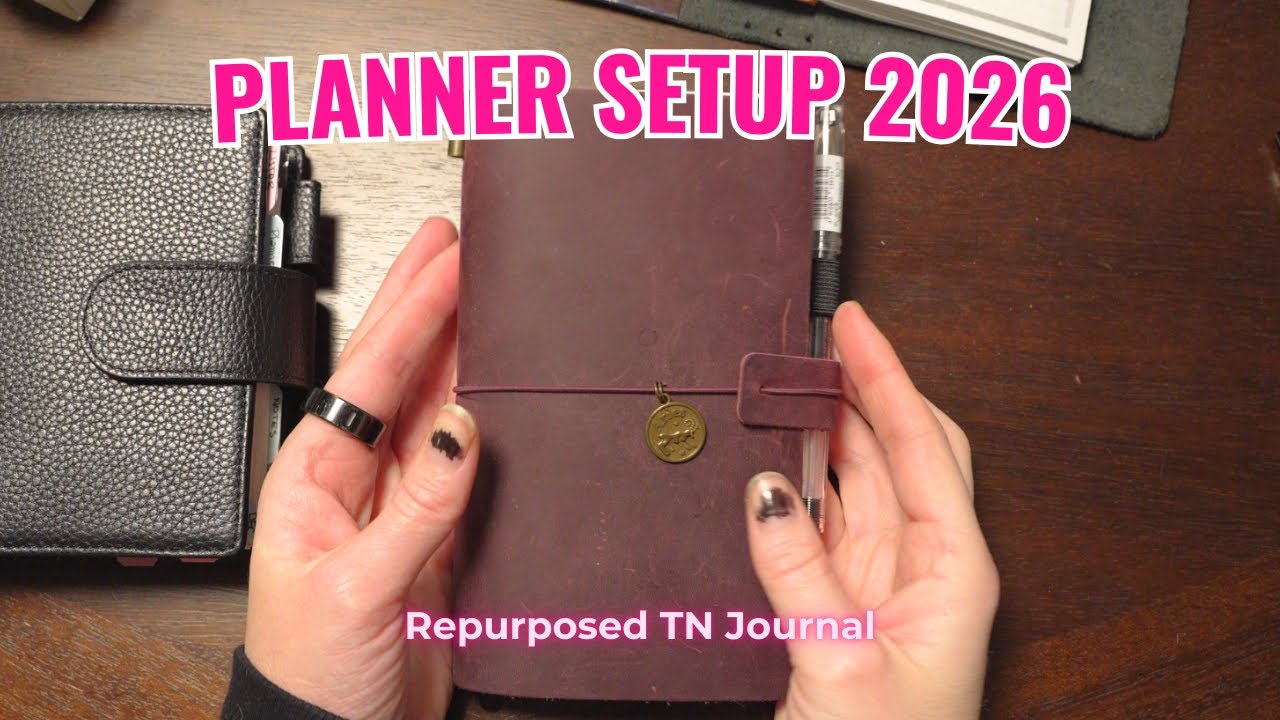 My Rings Planner Setup and a Traveler’s Notebook Setup | Everyday Carry Planner + Journaling System