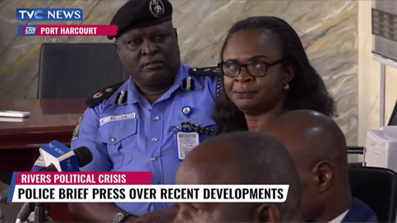 WATCH: Rivers State Police Brief Press Over Recent Political Developments