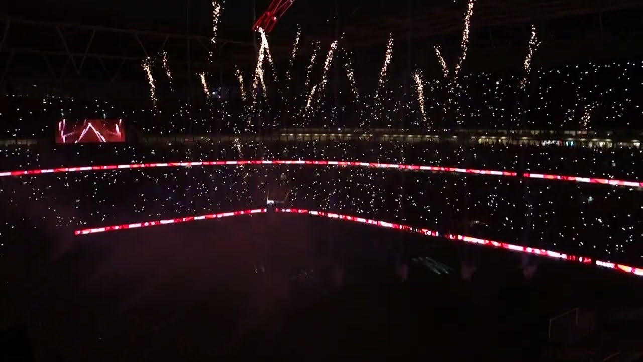 Spectacular Laser,Lights & Fireworks Show At Wembley Stadium - 100 Golden Moments On Camera # 32