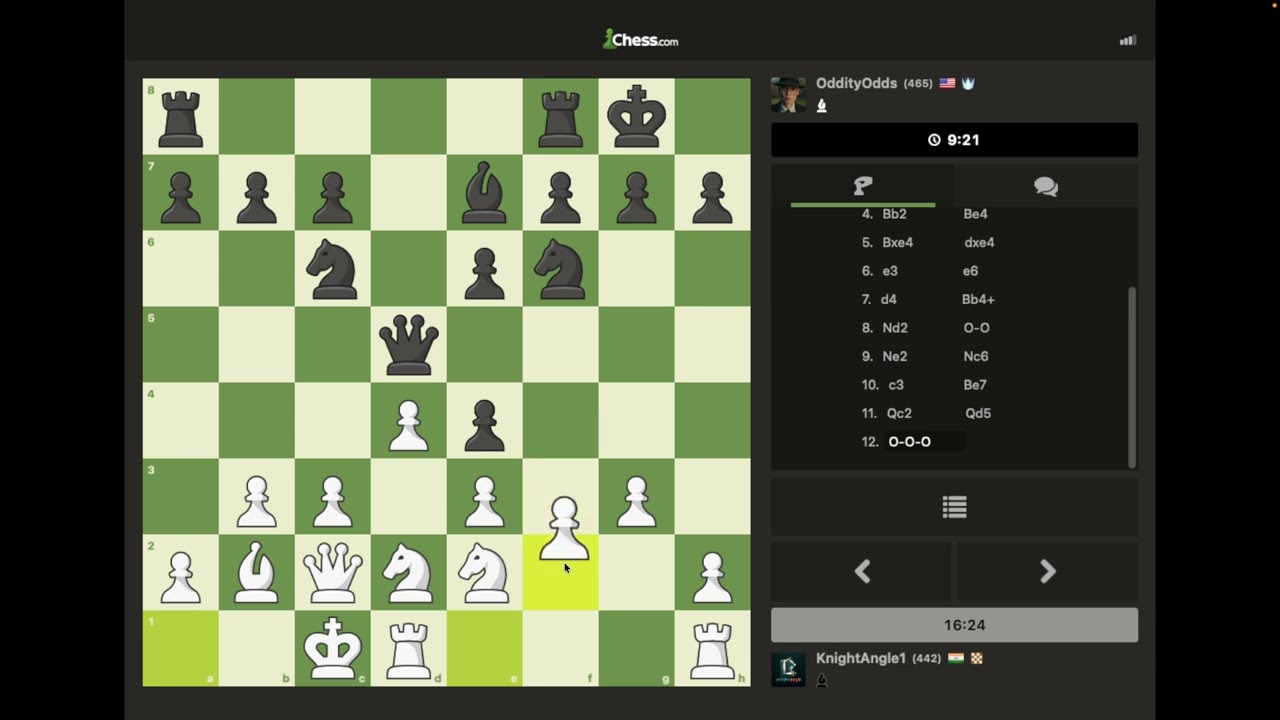 Chess series Episode nine