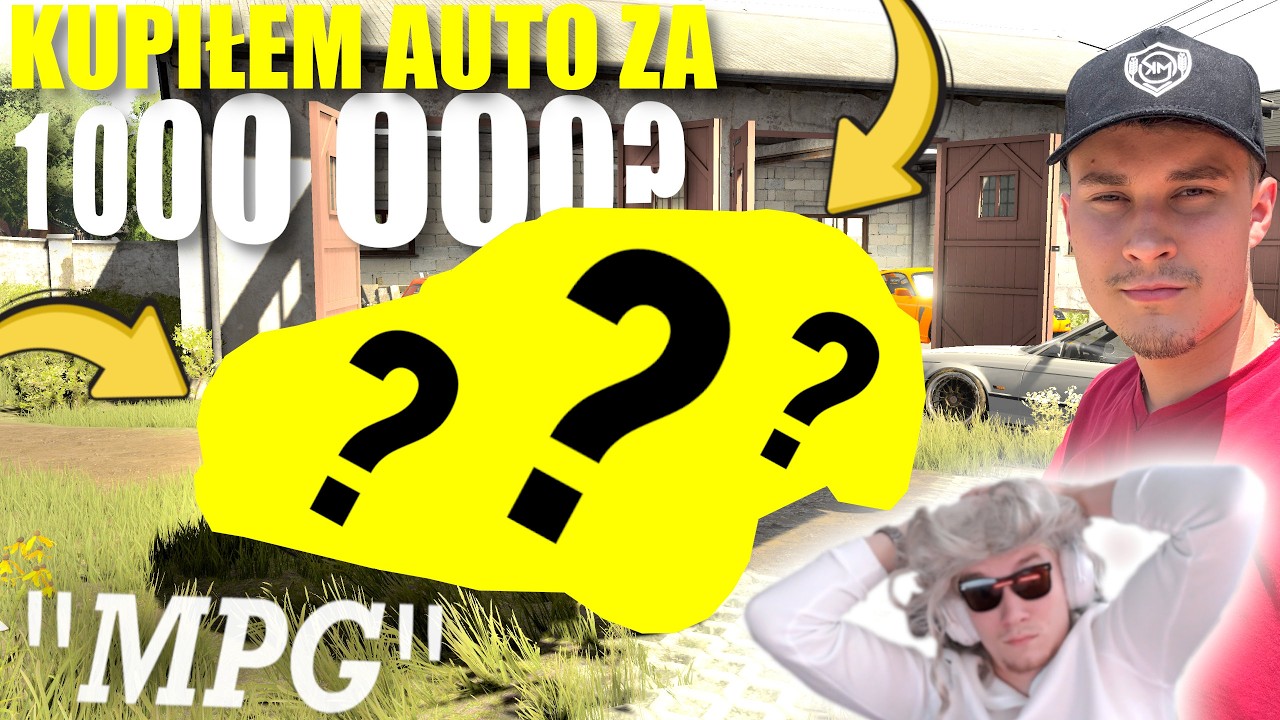 KUPIŁEM AUTO ZA 1 000 000 ZŁ? 🤑 REAKCJA JANINY 😱 WYPADEK NA PIERWSZYM DRZEWIE... 🔵 