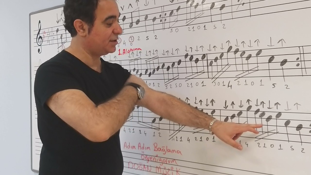 27.DERS..Topal Oyun Havası Öğreniyorum: Nota ve Solfej..Bağlama Düzeni Çalışması..DOĞAN MÜZİK