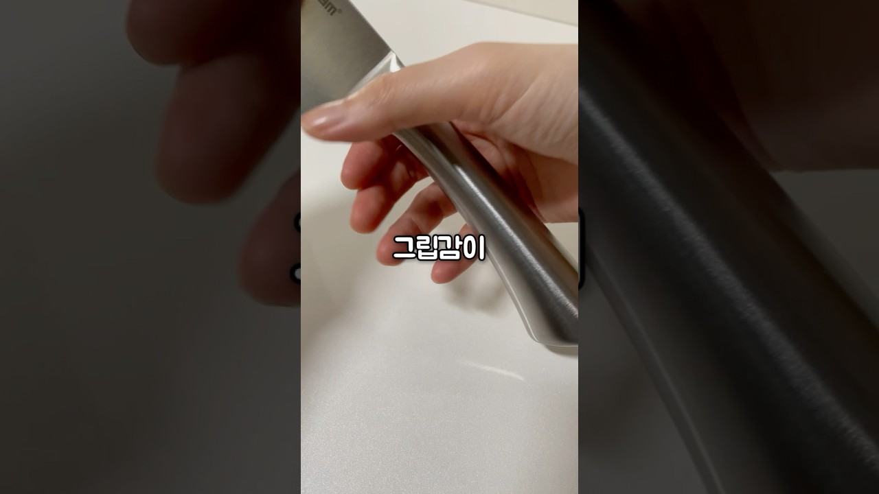 🤗 그립감 좋은 일체형 칼 추천! #다이소템
