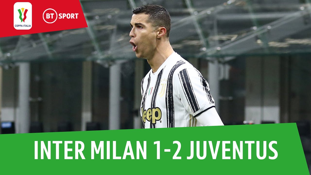 Inter vs Juventus (1-2) | Juve in charge after Ronaldo double in first leg | Coppa Italia Highlights