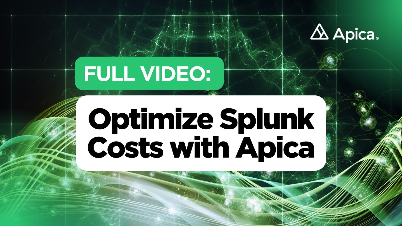 Telemetry Pipeline for Splunk | Apica Flow Quick View &ndash; Filter, Optimize & Reduce Costs
