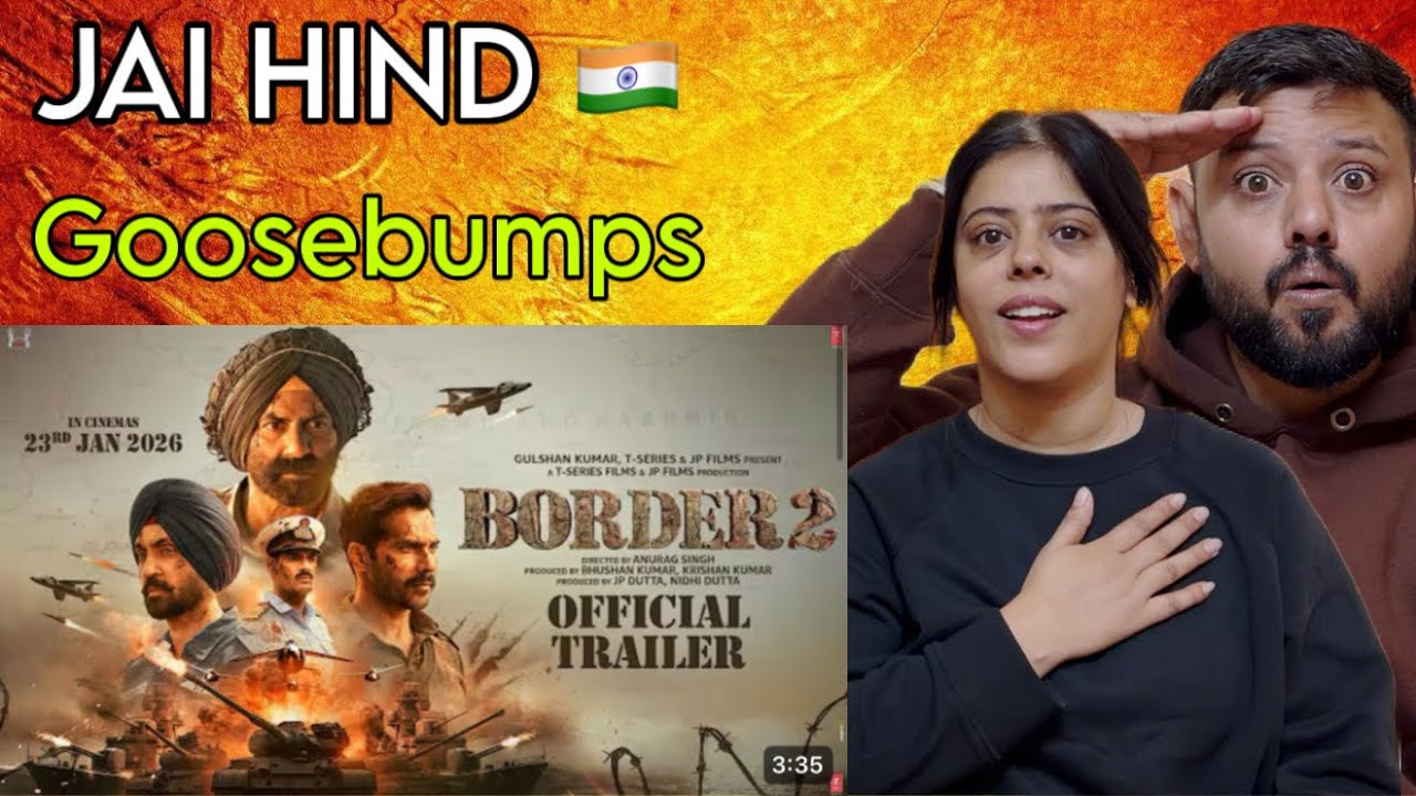 BORDER 2 (Trailer) Reaction | Sunny Deol, Varun, Diljit, Ahan | Anurag S | JP Dutta, Bhushan K | 
