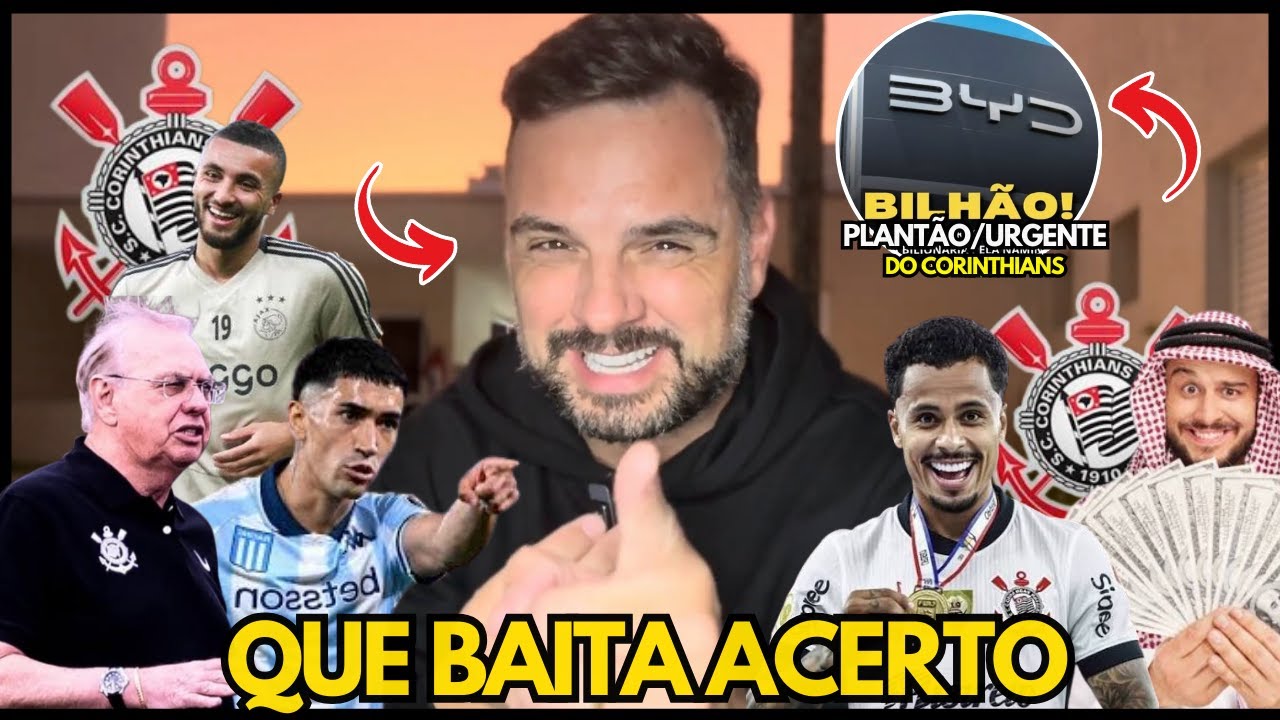 🚨CORINTHIANS FECHA UM BAITA ACORDO!!PEGOU TODOS DE SURPRESA!!CHICO TEM MUITAS NOVIDADES DO TIMÃO