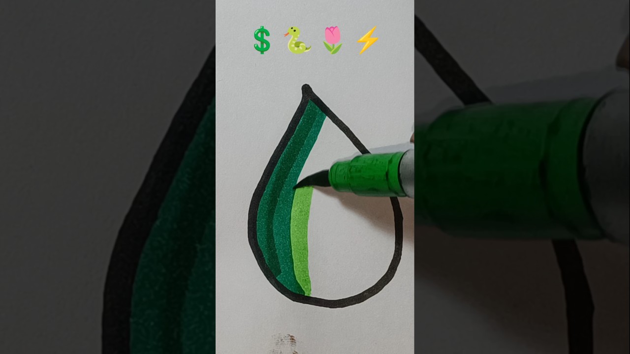 Satisfying Drawing & Coloring 🎨✨ | Relaxing Art Process #Shorts #Art #Trending