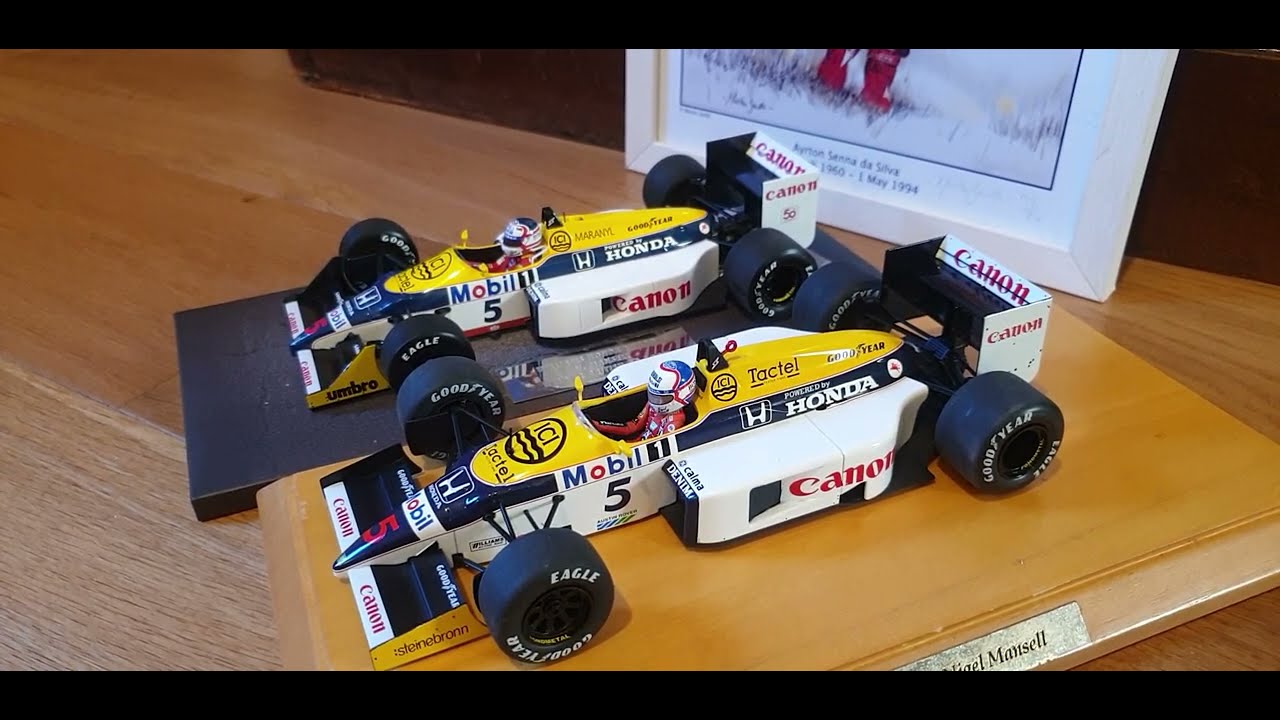 1/18 MCG vs Minichamps Williams 1986/1987 Nigel Mansell Diecast  Vs Resin Which is better??????