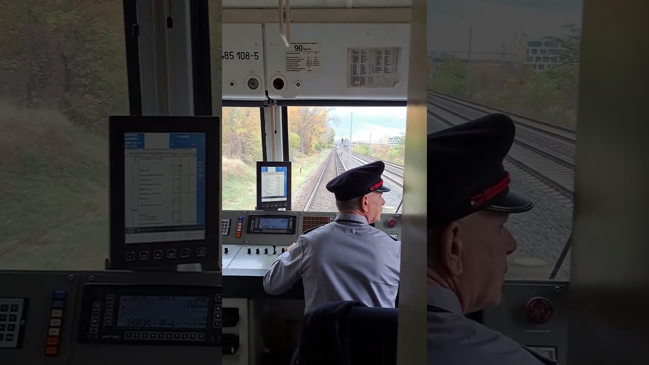 Abschied BR 485 - Parallelausfahrt zweier Züge zwischen Schöneweide und Johannisthal
