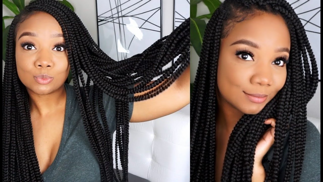 💜30 INCH BOX BRAID CROCHET ||  2 HOURS OR LESS INSTALL + 💜GIVEAWAY feat. SAMSBEAUTY