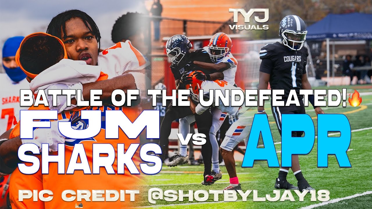 3A GAME OF THE YEAR! SEMI FINALS! 🔥| FJM Sharks Vs APR (11/22/25) |PSAL NYC FOOTBALL!|