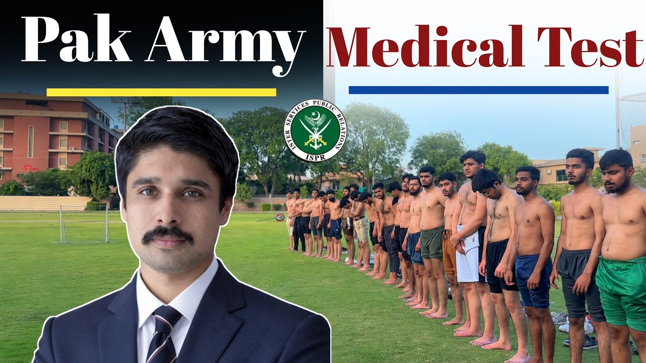 How Medical Test is done in Pak Army, Navy & PAF? | Medical Test