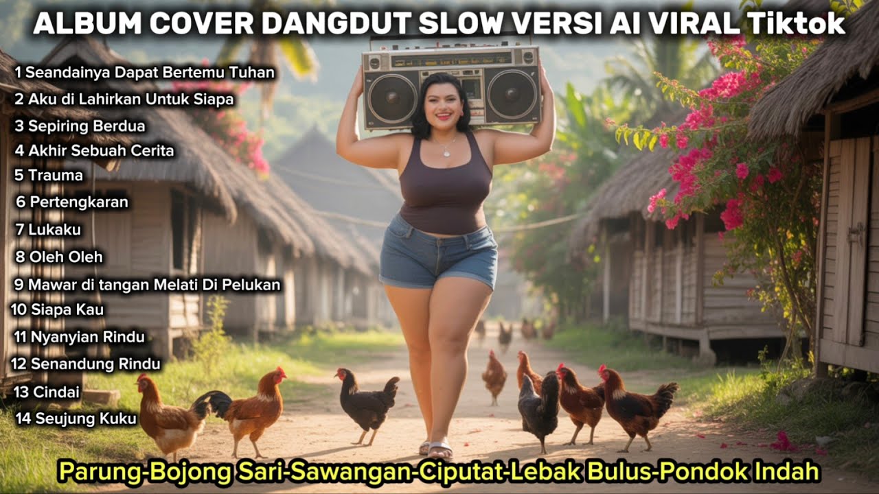 Album cover dangdut slow Versi Ai,Viral Tiktok, Seandainya Dapat Bertemu Tuhan, Seujung Kuku,