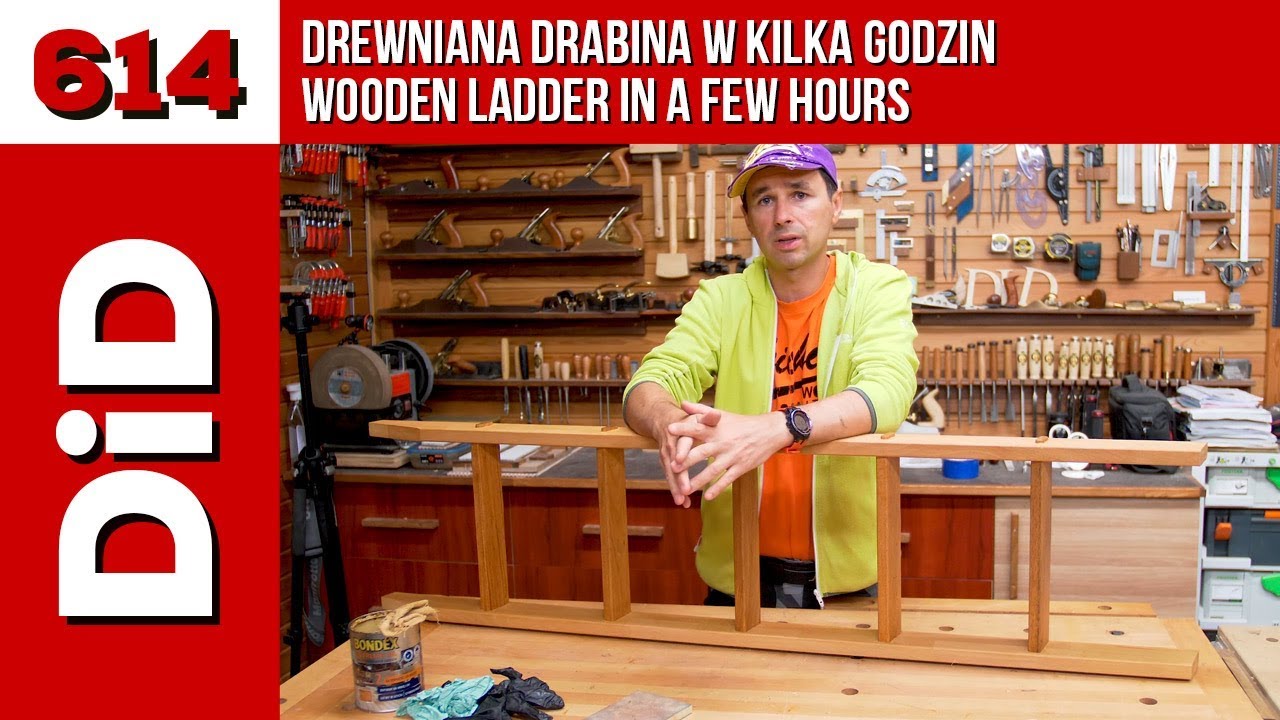 614. Drewniana drabina w kilka godzin / Wooden ladder in a few hours