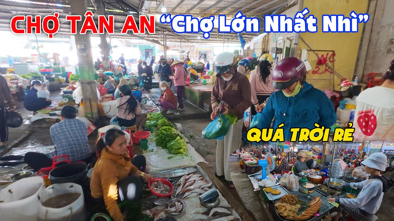 Chợ Bình Tuy (cũ) Ngôi Chợ Lớn Nhất Nhì ở Thị Xã Lagi Bình Thuận || Khám Phá Chợ Tân An