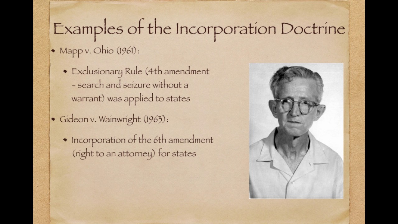 AP Gov Review Video #49: The Incorporation Doctrine