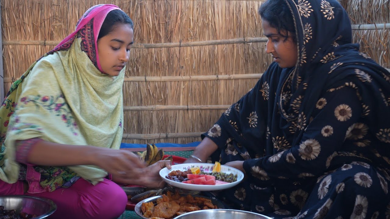 রমজানের তিন শুক্রর বারের ইফতার | Village life with Shampa