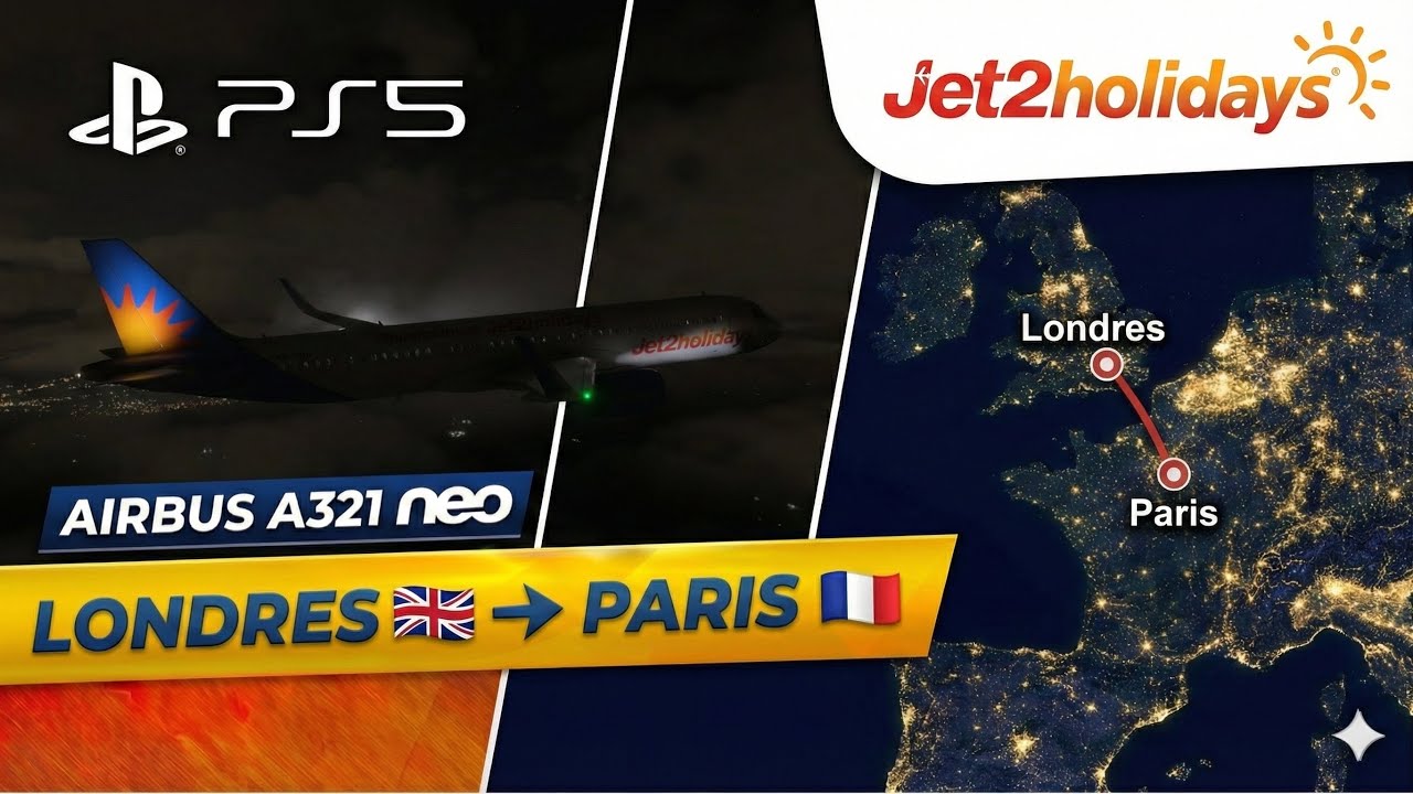 LONDRES (EGSS) -  PARIS (LFPG) - A321NEO LR - MSFS 2024 PS5