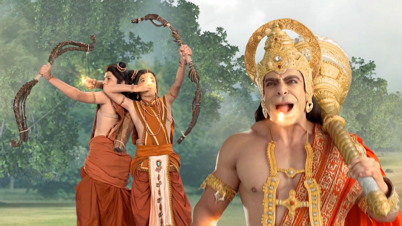 लव और कुश ने राम जी का अश्वमेघ का अश्व चुराने पर हनुमान जी ने किया लव कुश से युद्ध | महावीर बजरंगबली