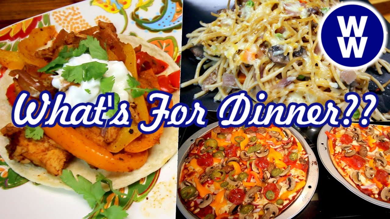 What's For Dinner? #7 | Easy Family Favorite WW Meals | Weight Watchers CHICKEN FAJITAS