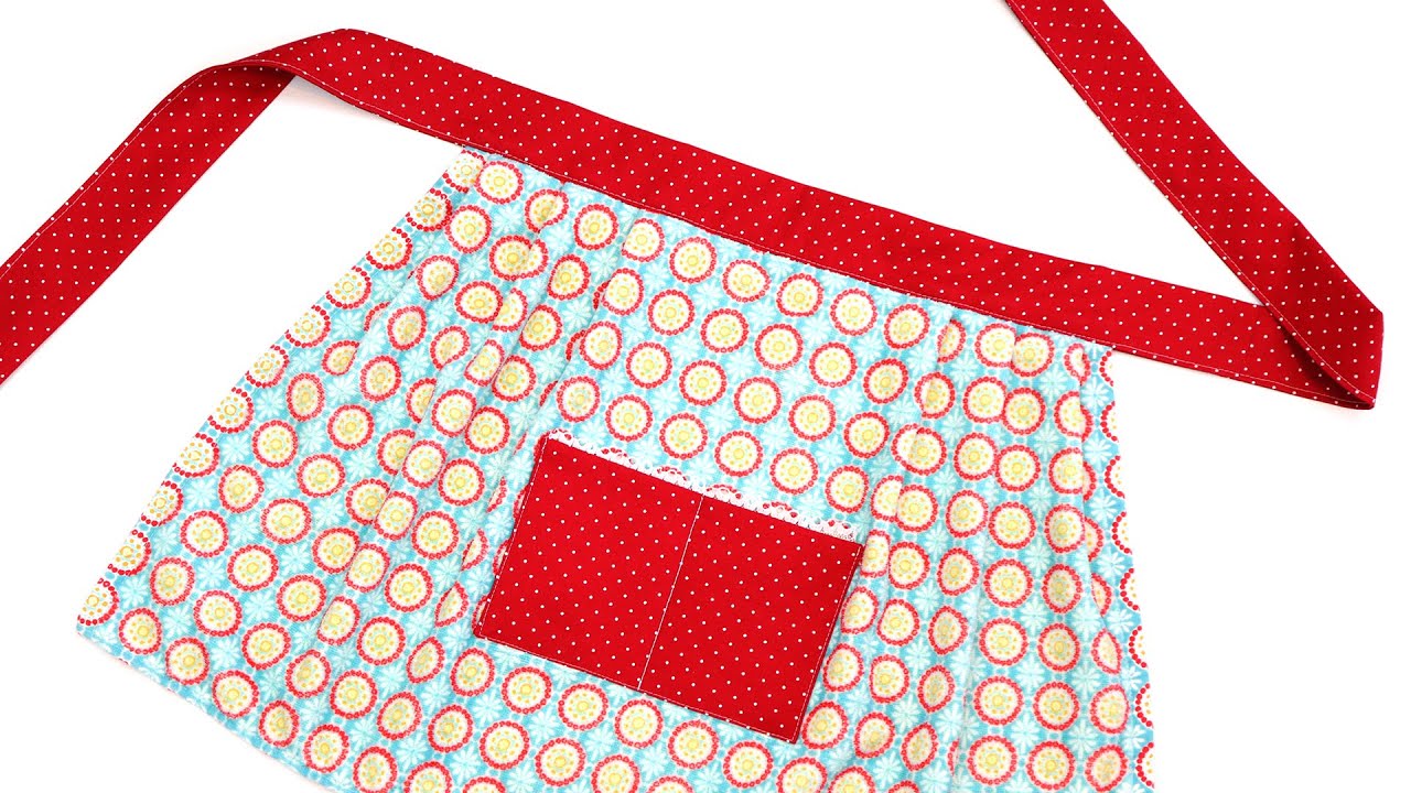 Sew a Dish Towel Apron: QUICK OVERVIEW by learncreatesew