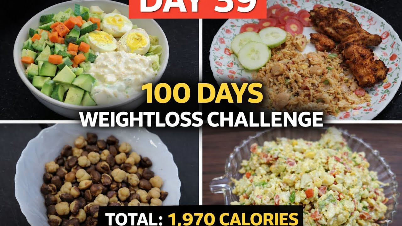 Day 39 Full Day Calories | 1,970 kcal | Weightloss Journey